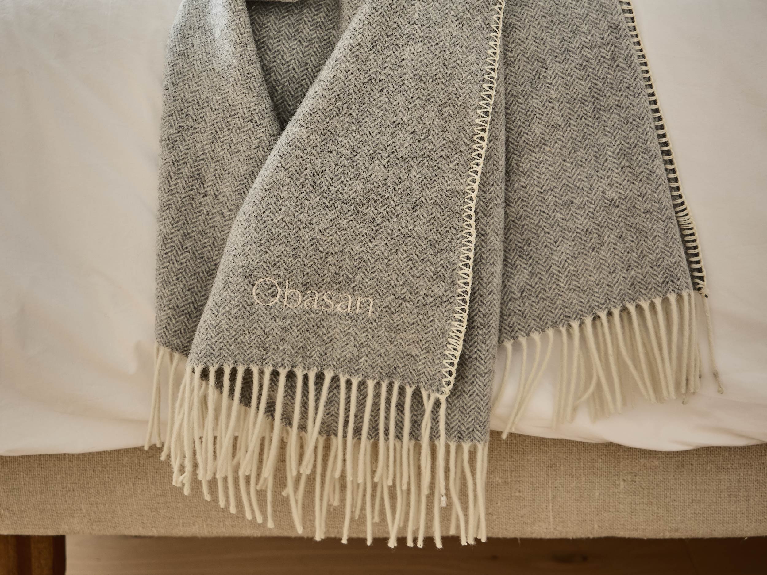 Natural Wool Blanket - Image 3
